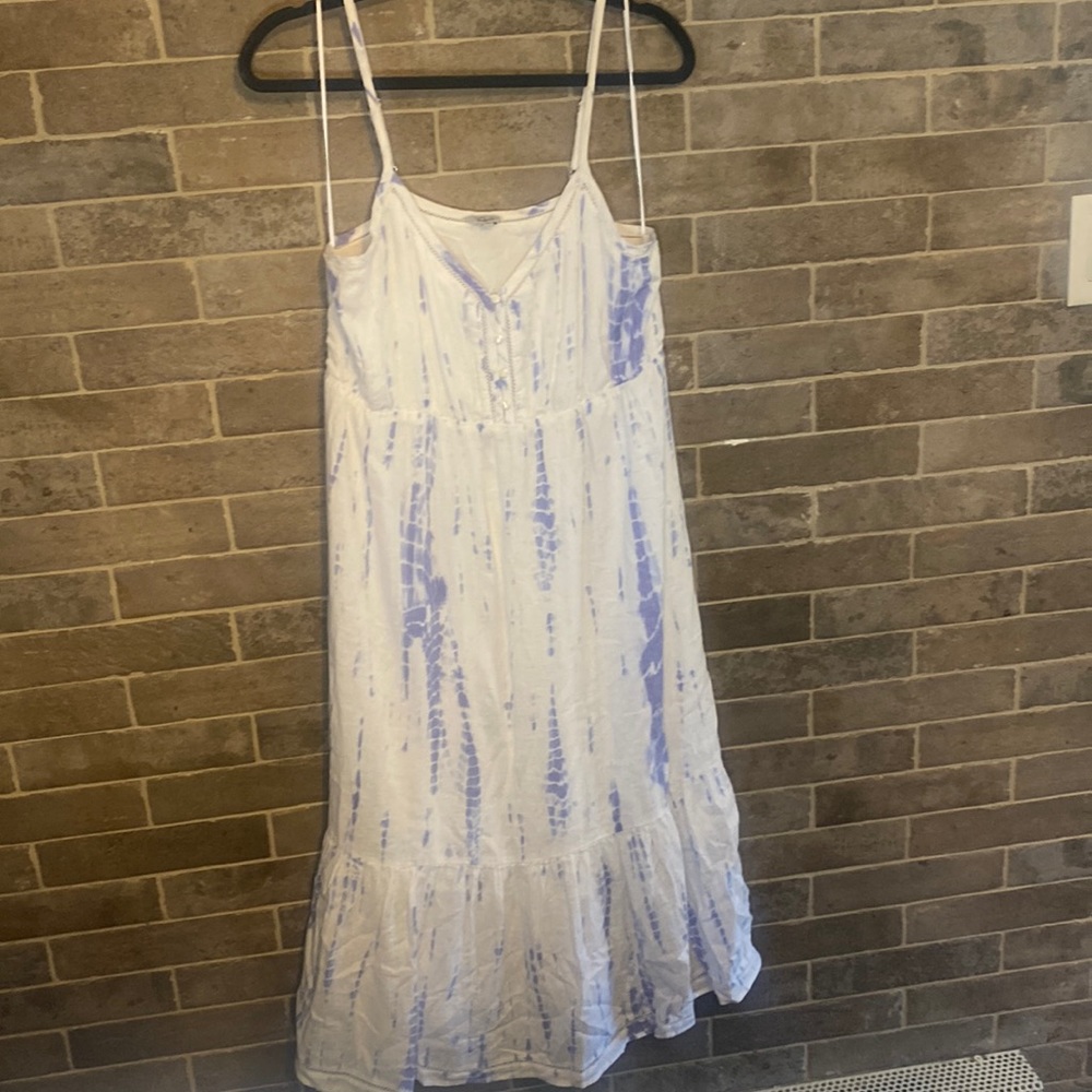 Rails brand, Cloud tie dye colored, printed linen